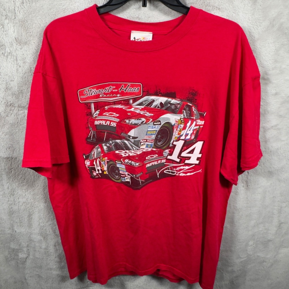 Vintage Chase Authentics‎ Tony Stewart 14 Impala SS T Shirt Mens XL Racing